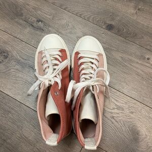 American Eagle high top platform sneaker